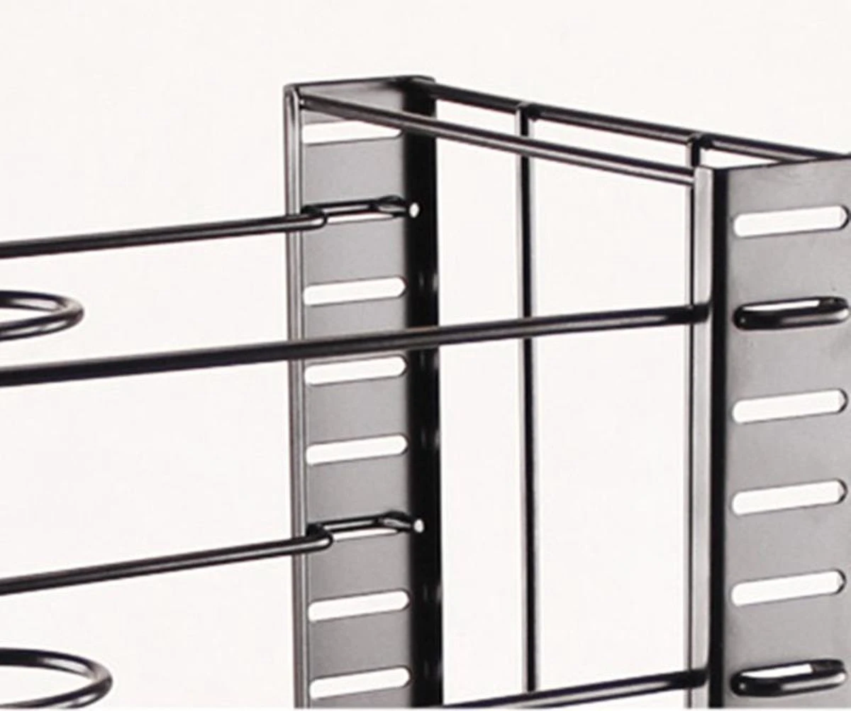 Merkloos TDR - Pannenrek Verstelbaar - Opbergrek Voor 5 Pannen - Keukenrek Staand - Dekselhouder - 5 Laags 7 Merkloos TDR - Pannenrek Verstelbaar - Opbergrek Voor 5 Pannen - Keukenrek Staand - Dekselhouder - 5 Laags - Afbeelding 5