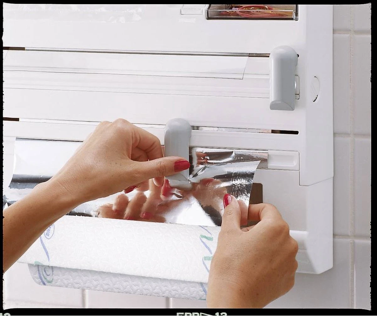 Leifheit Rollenhouder Parat Plus - Wit 8 Leifheit Rollenhouder Parat Plus - Wit - Afbeelding 6