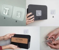 Merkloos Zelfklevende Haken - 4 Stuks - Ophangsysteem- Extra Stevig - Muur Hanger- Ophanghaakjes - Wand Haken - Dubbelzijdig - Schilderij Haakjes - Fotolijst Haakjes - Waterproof - Zonder Gaten Ophangen 15 Merkloos Zelfklevende Haken - 4 Stuks - Ophangsysteem- Extra Stevig - Muur Hanger- Ophanghaakjes - Wand Haken - Dubbelzijdig - Schilderij Haakjes - Fotolijst Haakjes - Waterproof - Zonder Gaten Ophangen -Thuisopslag 1200x1006