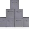 SWILIX ® Multifunctioneel Opbergmand / Opbergbox - 7 Stuks - 20 L - Grijs 2 SWILIX ® Multifunctioneel Opbergmand / Opbergbox - 7 Stuks - 20 L - Grijs -Thuisopslag 1200x1010