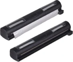 Relaxdays Foliehouder - Set Van 2 - Foliesnijder - Aluminiumfolie Houder - Kunststof