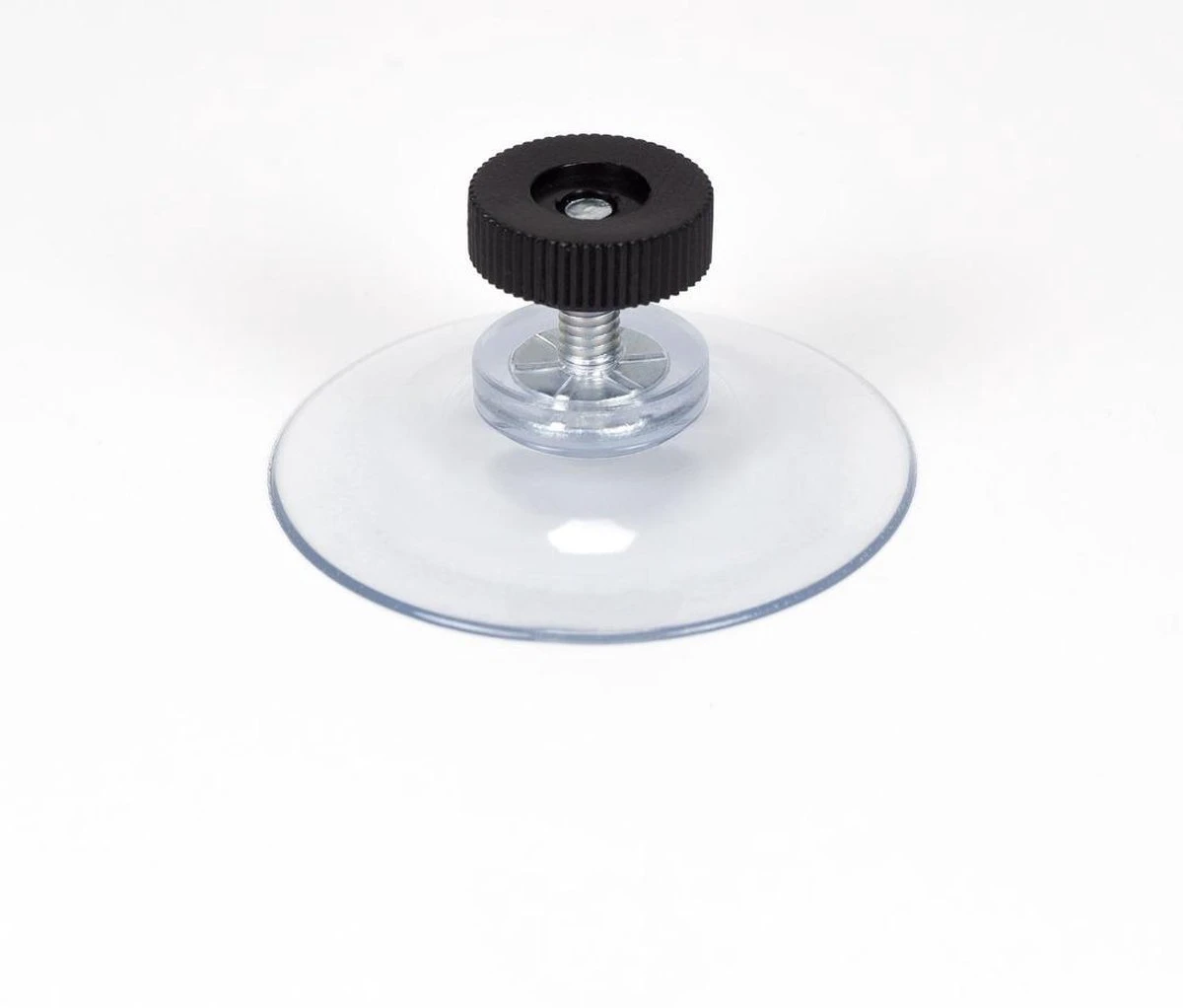 5 Stuks - 40mm Zuignap Met Schroefdraad - Transparant - Zwarte Kartelmoer 3 5 Stuks - 40mm Zuignap Met Schroefdraad - Transparant - Zwarte Kartelmoer