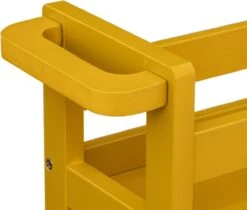 5Five Keuken Of Badkamer Trolley 3-laags - Geel - D15 X B40 X H75 Cm - Mdf Hout - Met Wielen -Thuisopslag 1200x1022 4