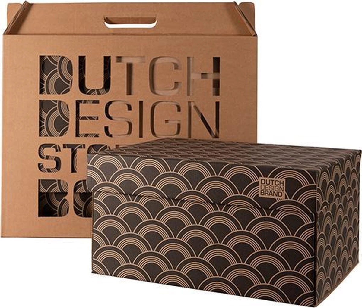 Dutch Design Brand - Dutch Design Storage Box - Opbergdoos - Opbergbox - Bewaardoos - Retro - Vinyl 12 Dutch Design Brand - Dutch Design Storage Box - Opbergdoos - Opbergbox - Bewaardoos - Retro - Vinyl - Afbeelding 10