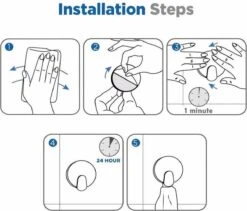 Zelfklevende Haakjes – RVS Ophanghaakjes – Ultra Sterke Plakhaakjes – 4 Stuks – Zilver 7 Zelfklevende Haakjes – RVS Ophanghaakjes – Ultra Sterke Plakhaakjes – 4 Stuks – Zilver -Thuisopslag 1200x1027 5