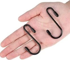 FSW-Products - S Haken - 2 Stuks - Ophanghaak - Zwart - S Vormige Haakjes - Vleeshaken - Haak -Thuisopslag 1200x1028 1