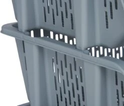 Pakket Van 4x Opberg Kratten/rekken/organizers Grijs 39 X 30 X 13 Cm - Stapelkratten - Stapelbare Manden/bakken 7 Pakket Van 4x Opberg Kratten/rekken/organizers Grijs 39 X 30 X 13 Cm - Stapelkratten - Stapelbare Manden/bakken -Thuisopslag 1200x1031