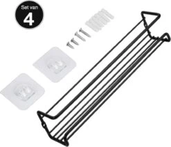 Kruidenrek Ophangbaar Kruidenpotjes Wandrek Organizer Keuken Accessoires - Zwart - Geschikt Voor Bijna Alle Kruidenpotjes 14 Kruidenrek Ophangbaar Kruidenpotjes Wandrek Organizer Keuken Accessoires - Zwart - Geschikt Voor Bijna Alle Kruidenpotjes -Thuisopslag 1200x1037 1