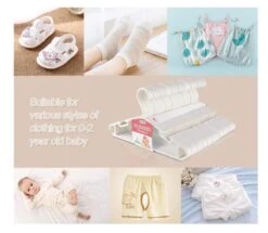 Babykledinghangers 36 Stuks Voor Kinderkleding - Plastic Opberghangers Voor Lengte 27 Cm - Wit -Thuisopslag 1200x1043 5