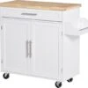 HOMCOM Keukentrolley Rolbare Serveerwagen Keuken Trolley Voor Keuken Woonkamer Eetkamer 801-178 -Thuisopslag 1200x1045 7