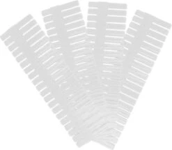 Merkloos Ladeverdeler - Lade Organizer - Wit - 4 Stuks 32.7 X 7cm - Verstelbare Ladeverdeler