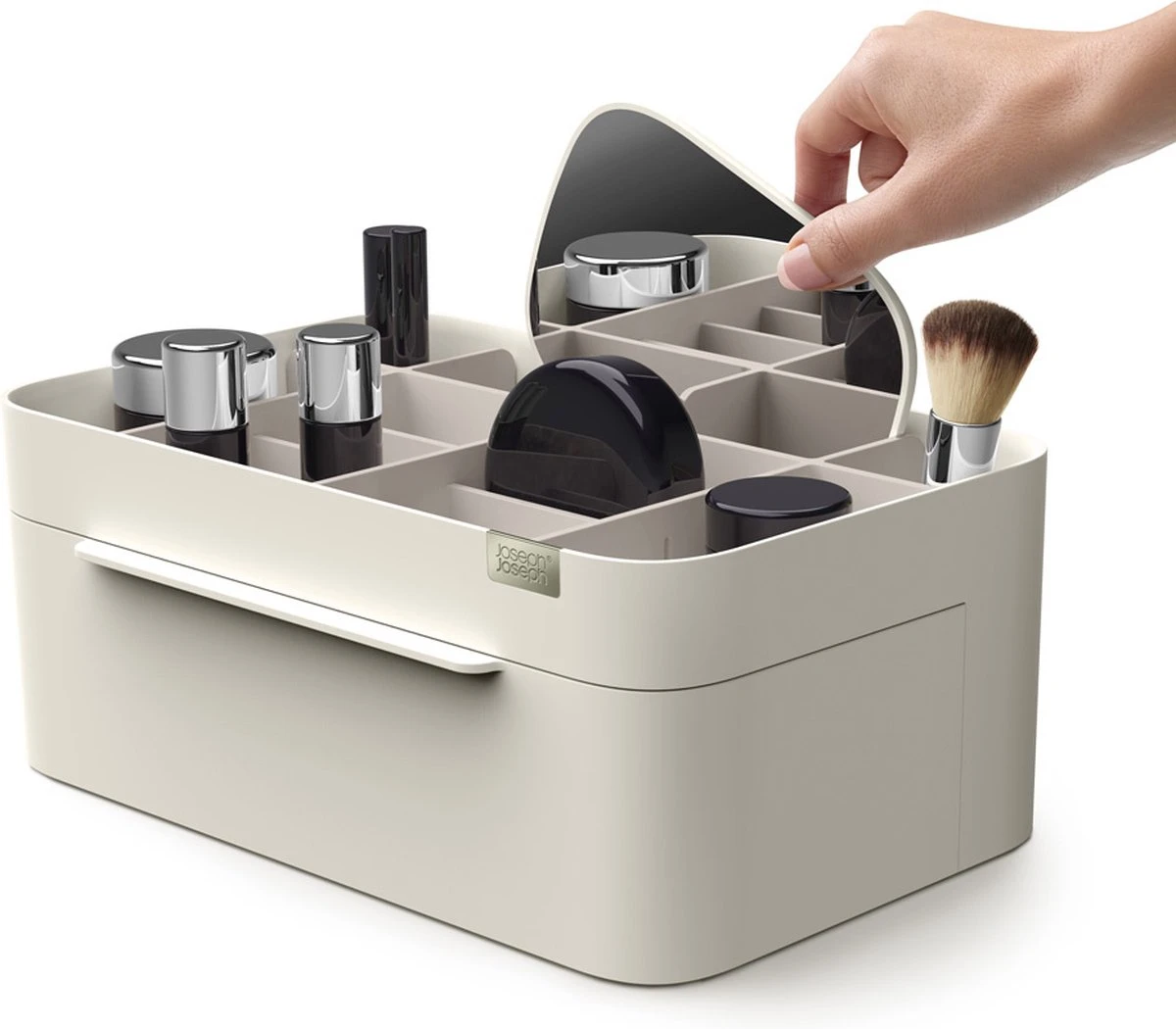 Joseph Joseph Cosmetica Opbergdoos Met Spiegel - Large - Met Spiegel - Sorteervakken 21 Joseph Joseph Cosmetica Opbergdoos Met Spiegel - Large - Met Spiegel - Sorteervakken - Afbeelding 19
