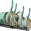 Golden Keuken Kookgerei Pan Pot Deksel Organizer- Rack Keuken Pan Organizer- Totaal 7 Verstelbare Compartimenten-Pannenrek-Kitchary Keukenrek-Zwart 2 Golden Keuken Kookgerei Pan Pot Deksel Organizer- Rack Keuken Pan Organizer- Totaal 7 Verstelbare Compartimenten-Pannenrek-Kitchary Keukenrek-Zwart -Thuisopslag 1200x1051