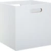 Five® Witte Opbergbox 31 X 31 X 31 Cm Hout - Wit