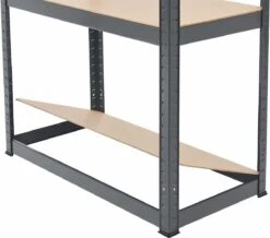 2 Stuks Magazijnstelling / Opbergrek - Easy - 160 X 80 X 40 Cm - Grijs -Thuisopslag 1200x1060 7