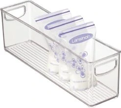 IDesign Opbergbakje L (20,5 X 40,5 X 12,5 Cm) - Opbergbakje L - Stapelbaar -Thuisopslag 1200x1067 8