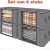 Merkloos BayTay - Opbergtas - Textiel - 4 Stuks - 55 Liter 2 Merkloos BayTay - Opbergtas - Textiel - 4 Stuks - 55 Liter -Thuisopslag 1200x1070 3