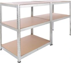 AREBOS Stellingkast - Opbergrek - 5 Planken - 875 Kg Draagkracht - 90x60x200 Cm - Metaal/MDF - Te Gebruiken Als Werkbank 20 AREBOS Stellingkast - Opbergrek - 5 Planken - 875 Kg Draagkracht - 90x60x200 Cm - Metaal/MDF - Te Gebruiken Als Werkbank -Thuisopslag 1200x1073 7