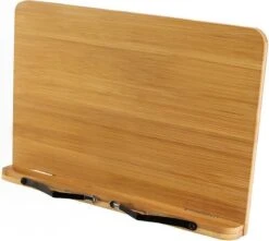 Merkloos Leesstandaard - Boekenstandaard - Kookboekstandaard - Boekenhouder - Boekensteun - Boekenstandaard Hout - Boekenstandaard Bamboe - Tablethouder - Ipadhouder - Inklapbaar