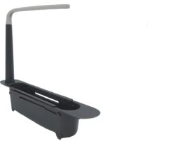 Ariko Gootsteen Organizer - Aanrecht Gootsteen Bakje - Vaatdoekhouder - Spons Opbergrek - Verstelbaar - Zwart/Grijs 11 Ariko Gootsteen Organizer - Aanrecht Gootsteen Bakje - Vaatdoekhouder - Spons Opbergrek - Verstelbaar - Zwart/Grijs -Thuisopslag 1200x1079 2