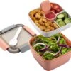 Consumerce® Luxe Meerlaagse Lunchbox Met Vakjes Roze – Lunchbox Volwassenen – Japanse Bento Box – Lunchbox Kinderen – Salade To Go – Brooddoos Volwassenen – Broodtrommel – Lunchtrommel – Salade Lunchbox – Saladebox – Salade Box -Thuisopslag 1200x1081 1