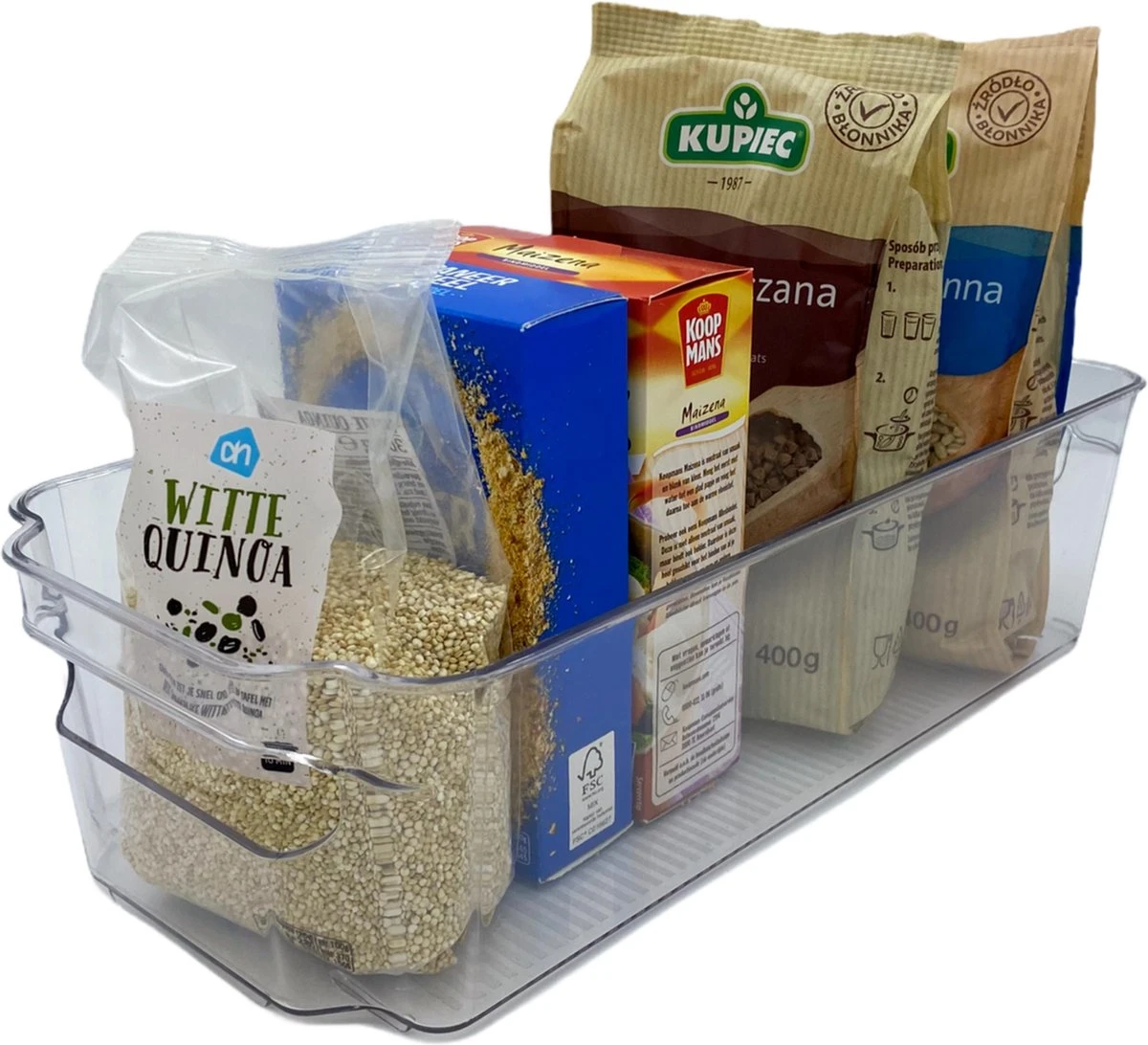 Koelkast Organizer (Set Van 4) - Small - Doorzichtig Keuken Bakjes - Keukenkastorganizers - Opbergbak / Bewaardoos / Opbergdoos / Lade / Schuiflade - Blikjes En Pakjes Houder - Fridge Organizer - Transparant Badkamer Opslag Bakje / Opbergen Bakjes 6 Koelkast Organizer (Set Van 4) - Small - Doorzichtig Keuken Bakjes - Keukenkastorganizers - Opbergbak / Bewaardoos / Opbergdoos / Lade / Schuiflade - Blikjes En Pakjes Houder - Fridge Organizer - Transparant Badkamer Opslag Bakje / Opbergen Bakjes - Afbeelding 4