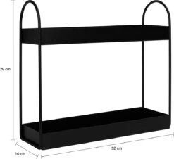 QUVIO Kruidenrek Staand - Keukenrek - Kruidencarrousel - Aanrecht Organizer -Keuken Organizer - Opbergrek - Metaal - 10 X 32 X 29 Cm - Zwart 11 QUVIO Kruidenrek Staand - Keukenrek - Kruidencarrousel - Aanrecht Organizer -Keuken Organizer - Opbergrek - Metaal - 10 X 32 X 29 Cm - Zwart -Thuisopslag 1200x1096