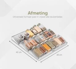 Johannes & Co - 2 Set Kruidenrek Voor Lade - Keuken Organizer - Kruiden Organizer -Thuisopslag 1200x1097 5