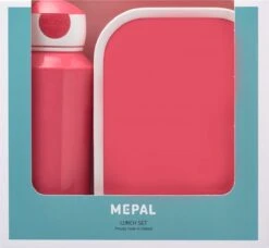 Mepal – Lunchset Campus (pu + Lb) – Pop-up Drinkfles En Broodtrommel Voor Kinderen – Roze – Bento Box – Lekvrij -Thuisopslag 1200x1107 2