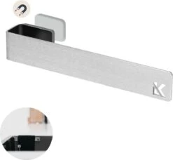 Kitchen Lab Co. Vaatdoek Caddy™ Magnetisch - RVS - Vaatdoekhouder Magnetisch - Gootsteen Organizer - Aanrecht Organiser