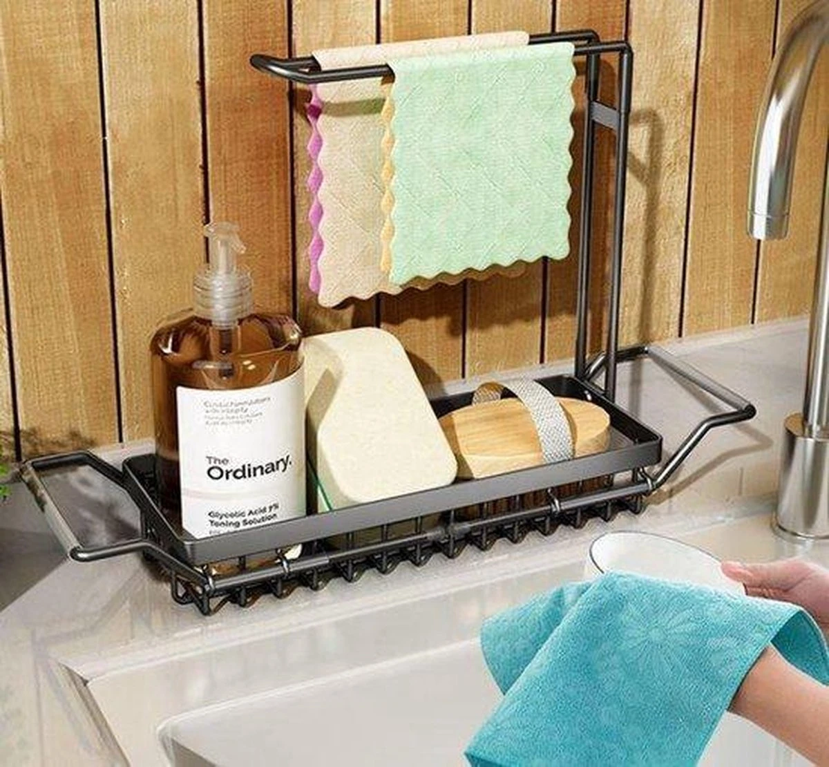 Merkloos Aanrecht Organizer - Keuken Organizer - Verstelbaar Druiprek - Druiprek - Gootsteen Organizer - Gootsteenorganisers - Spoelbak Organiser - Sponshouder - Vaatdoekhouder - Aanrecht Rek - Keuken Rek - Uitschuifbaar Van 42.5 Cm Tot 53 Cm - Gootsteen Zeef 6 Merkloos Aanrecht Organizer - Keuken Organizer - Verstelbaar Druiprek - Druiprek - Gootsteen Organizer - Gootsteenorganisers - Spoelbak Organiser - Sponshouder - Vaatdoekhouder - Aanrecht Rek - Keuken Rek - Uitschuifbaar Van 42.5 Cm Tot 53 Cm - Gootsteen Zeef - Afbeelding 4