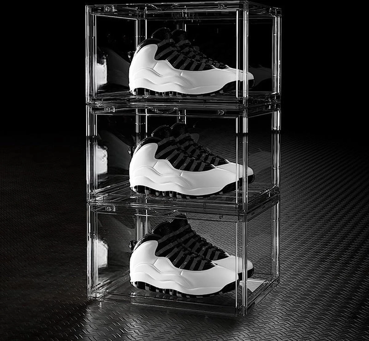 Repus - Schoenen Doos - Premium Quality - Shoe Box - Transparant Opberger - Sneakers Display - Shoes Collector - Limited Edition - Magneetsluiting - Opstapelbaar - 1 Stuk 5 Repus - Schoenen Doos - Premium Quality - Shoe Box - Transparant Opberger - Sneakers Display - Shoes Collector - Limited Edition - Magneetsluiting - Opstapelbaar - 1 Stuk - Afbeelding 3