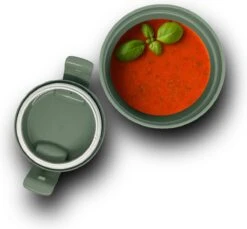 Curver Lunch & Go Beker - Magnetronbestendig - Lunchbeker – Muesli Beker - Soepbeker - Yoghurt Beker To Go – LunchBox - KoffieBeker - Salade Lunchbox - 0,6l – Groen -Thuisopslag 1200x1113 1