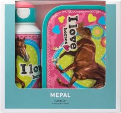 Mepal – Lunchset Campus (pu + Lb) – Pop-up Drinkfles En Broodtrommel Voor Kinderen – My Horse – Bento Box – Lekvrij -Thuisopslag 1200x1115