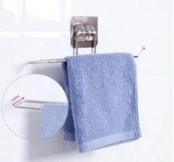 Keukenrolhouder - Keukenrolhouder Hangend - Keukenpapier Houder - Zelfklevend - RVS - Zilver – Handdoekhouder -Thuisopslag 1200x1118 2