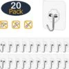 Merkloos Zelfklevende Ophanghaakjes 20 Pack Met Roestvrij Stalen Haakjes Voor Keuken - Badkamer - Boot - Camper - Caravan / Ophangsysteem Zonder Boren En Herbruikbaar. 2 Merkloos Zelfklevende Ophanghaakjes 20 Pack Met Roestvrij Stalen Haakjes Voor Keuken - Badkamer - Boot - Camper - Caravan / Ophangsysteem Zonder Boren En Herbruikbaar. -Thuisopslag 1200x1123 6