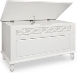 Casaria Opbergkist – Met Afsluitbare Deksel - 80x40x48 Cm Wit 14 Casaria Opbergkist – Met Afsluitbare Deksel - 80x40x48 Cm Wit -Thuisopslag 1200x1125 2