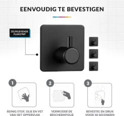 YONO Zelfklevende Haakjes – RVS Ophanghaakjes – Ultra Sterke Plakhaakjes – 4 Stuks – Goud -Thuisopslag 1200x1125 5