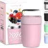 Coninx Thermos Lunchbox - Muesli Beker To Go - Isoleer Lunchpot - Yoghurtbeker To Go - Mueslibeker 840ml (600ml+240ml) - RVS / Roze 1 Coninx Thermos Lunchbox - Muesli Beker To Go - Isoleer Lunchpot - Yoghurtbeker To Go - Mueslibeker 840ml (600ml+240ml) - RVS / Roze -Thuisopslag 1200x1130