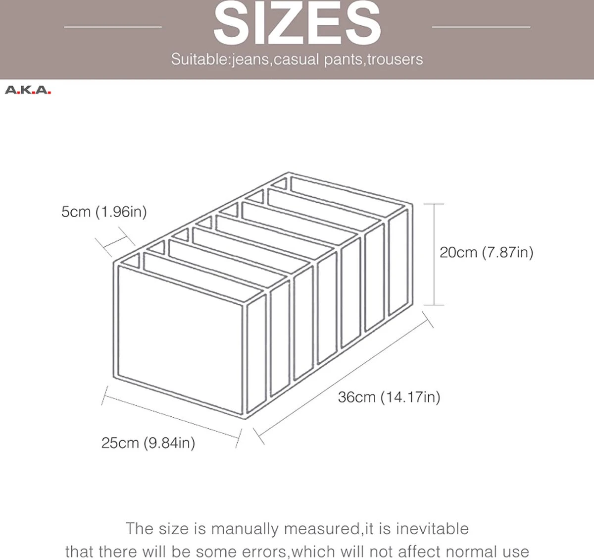 Merkloos A.K.A. Kleding Broeken Lade Organizer Set Van 4 - Jeans Opbergbox Kast Kledingkast - Broekhanger Ruimtebesparende Kledinghangers 9 Merkloos A.K.A. Kleding Broeken Lade Organizer Set Van 4 - Jeans Opbergbox Kast Kledingkast - Broekhanger Ruimtebesparende Kledinghangers - Afbeelding 7