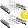 Antislip Broekhangers Met Knijpers Voor Heren Of Dames - 20 Stuks - 31cm
