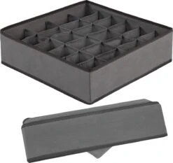 Springos Lade Organizer | Kleding Organizer | Ondergoed Organizer | 24 Vakken | Grijs | 33 X 33 Cm 19 Springos Lade Organizer | Kleding Organizer | Ondergoed Organizer | 24 Vakken | Grijs | 33 X 33 Cm -Thuisopslag 1200x1131 7