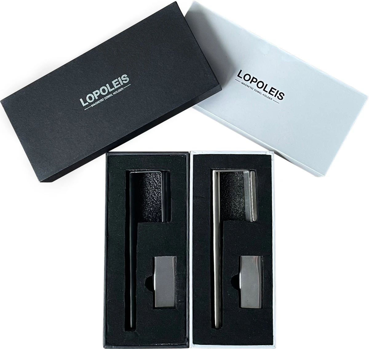 Lopoleis Vaatdoekhouder Magnetisch Zwart – RVS – Keuken Organizers – Keuken Accessoires - Aanrecht Organiser 6 Lopoleis Vaatdoekhouder Magnetisch Zwart – RVS – Keuken Organizers – Keuken Accessoires - Aanrecht Organiser - Afbeelding 4