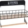 Orange85 - Keukenrolhouder - Keukenrek Hangend - Muur - Hout - 32x10x29cm - Keukenorganizers -Thuisopslag 1200x1136 9