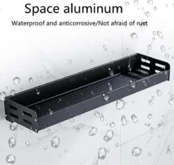 Merkloos TDR - Kruidenrek - Ophangbaar - Inclusief 6 Verplaatsbare Haken Voor Keukengereedschap - 50 Cm - Zwart -Thuisopslag 1200x1137 1