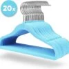 ACAZA 20 Stuks Kinder Kledinghangers Met Fluwelen Bekleding - Kapstokken Voor Peuters Of Kleuters - Blauw 1 ACAZA 20 Stuks Kinder Kledinghangers Met Fluwelen Bekleding - Kapstokken Voor Peuters Of Kleuters - Blauw -Thuisopslag 1200x1137 5