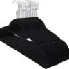 ZD Trading - Kledinghangers Anti-Slip - Velvet - Zwart - 10 Stuks