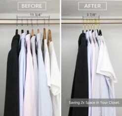 Merkloos YT Home - 50 Anti-slip Suede Kleerhangers - Dunne Kledinghangers Met Fluweel - Zwart En Goud - Gouden Draaibare Metalen Haak 12 Merkloos YT Home - 50 Anti-slip Suede Kleerhangers - Dunne Kledinghangers Met Fluweel - Zwart En Goud - Gouden Draaibare Metalen Haak -Thuisopslag 1200x1138 2