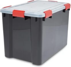 IRIS Airtight Opbergbox - 70L - 2 Stuks - Zwart/Rood -Thuisopslag 1200x1139 14