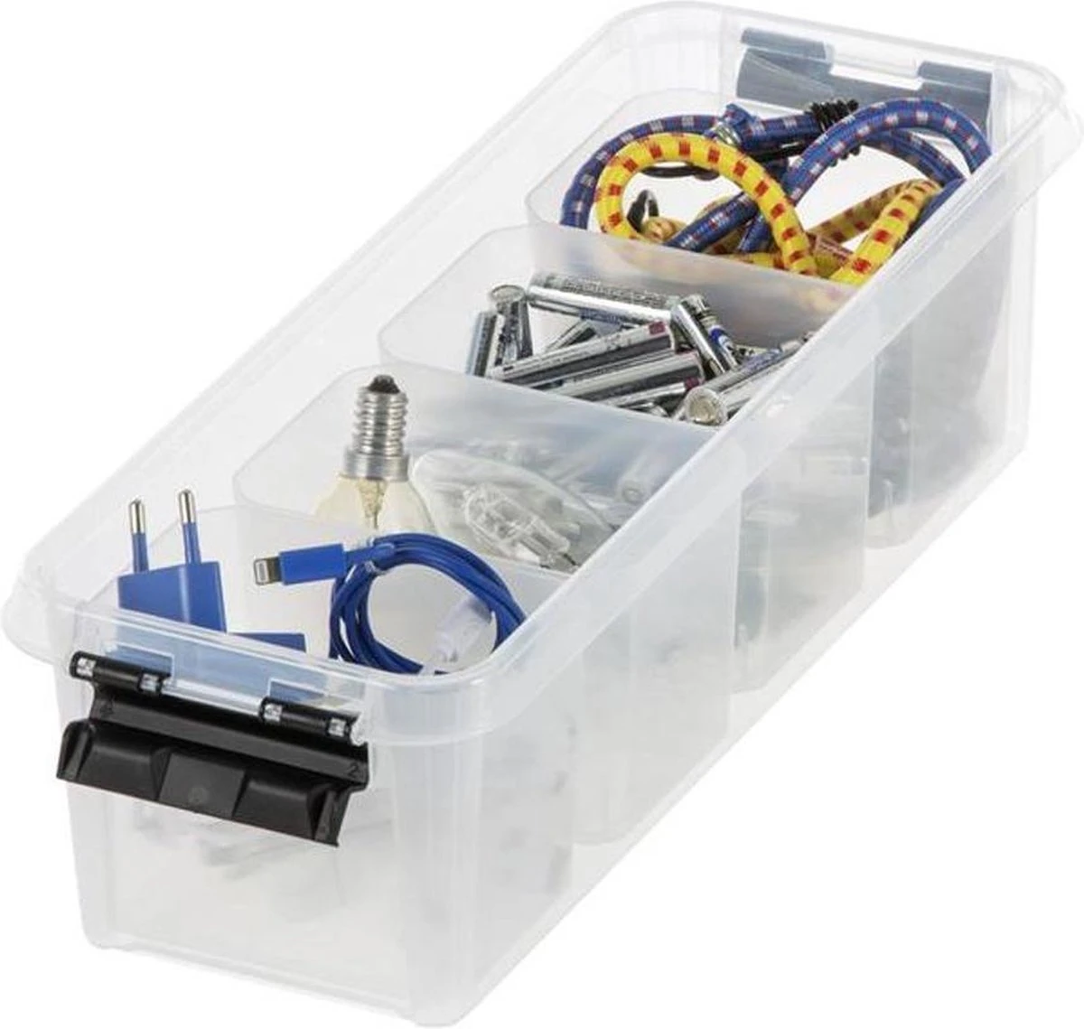 Orthex Opbergdoos 3.5 Liter Met 4 Inzetbakjes - 3,5 Liter - 4 Inzetbakjes - Sorteervakken, Stapelbaar 10 Orthex Opbergdoos 3.5 Liter Met 4 Inzetbakjes - 3,5 Liter - 4 Inzetbakjes - Sorteervakken, Stapelbaar - Afbeelding 8